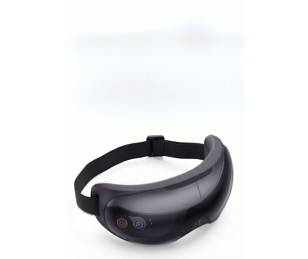 Bluetooth szemkörnyéki masszírozó melegítő funkcióval és 4 masszázsmóddal