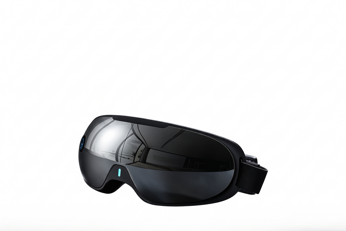 Bluetooth szemkörnyéki masszírozó melegítő funkcióval és 4 masszázsmóddal